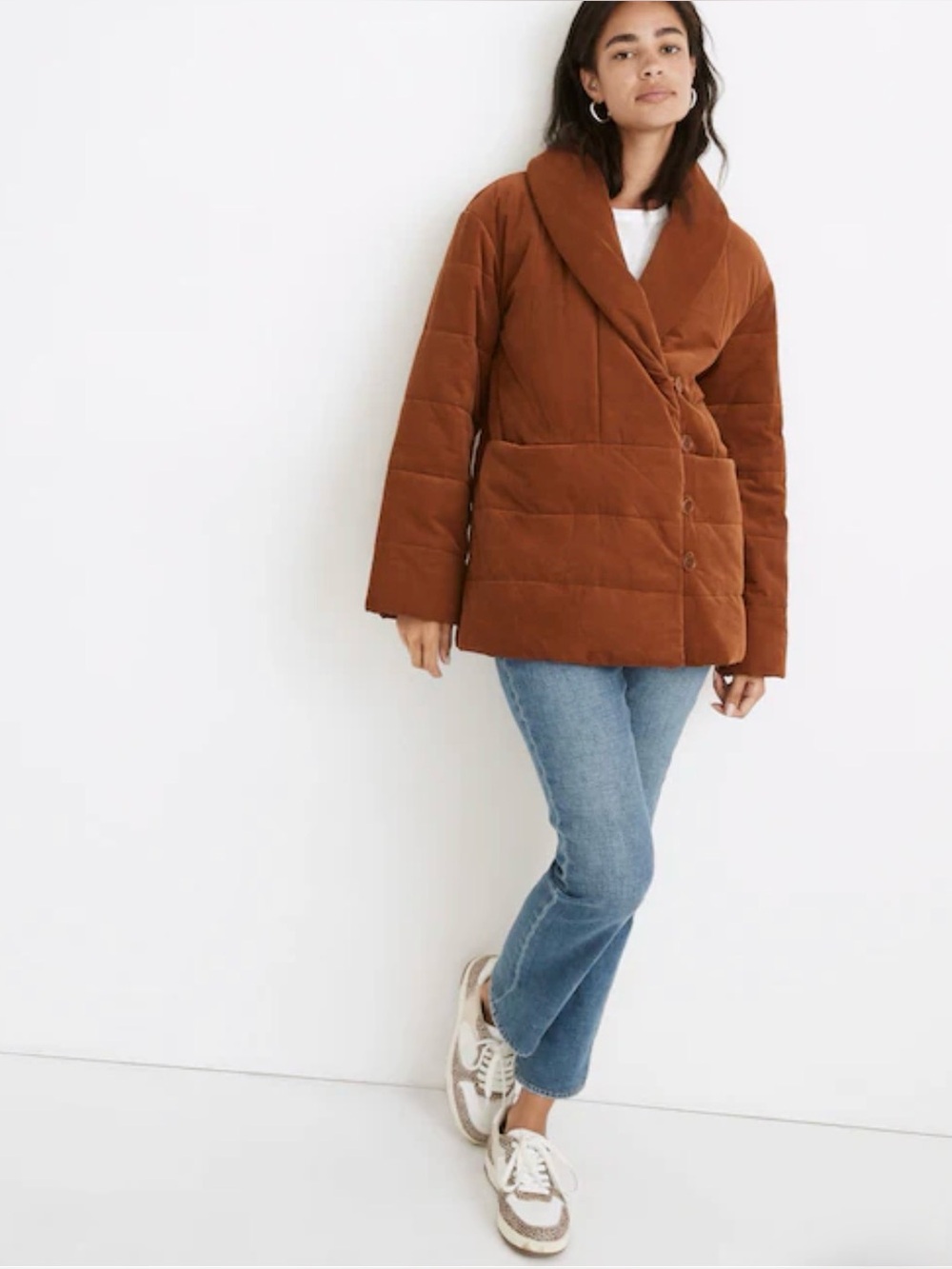 Madewell Ensley Quilted Corduroy Jacket XL